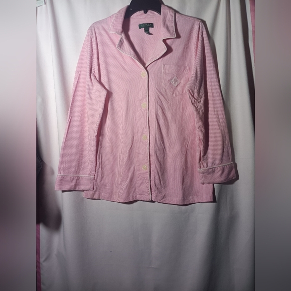 Pink Striped Button-Up Shirt - Picture 1 of 6